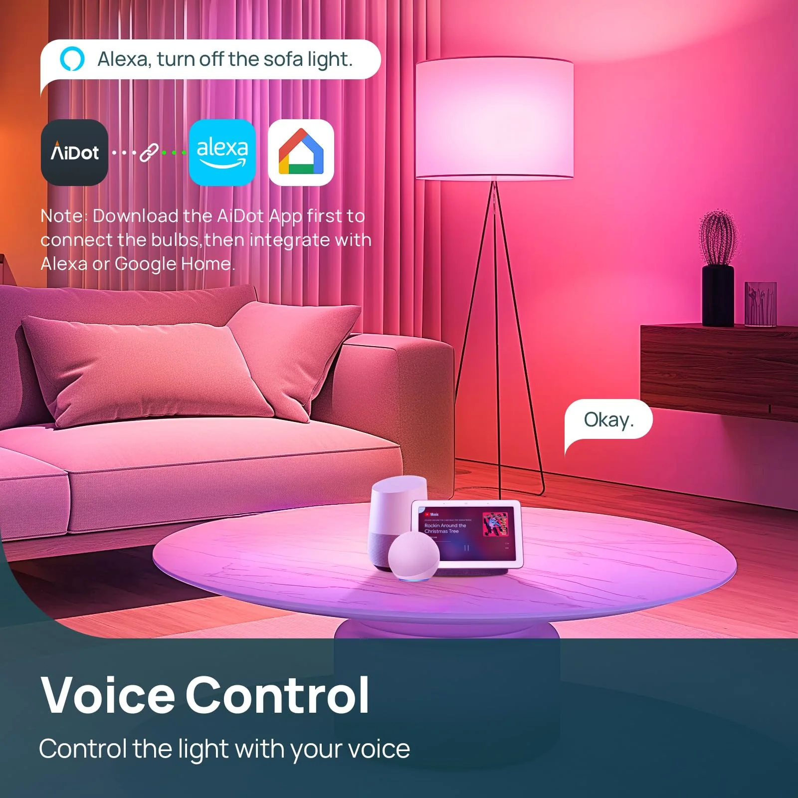 Linkind A21 Smart Light Bulbs - 1600 lumens - Image 4