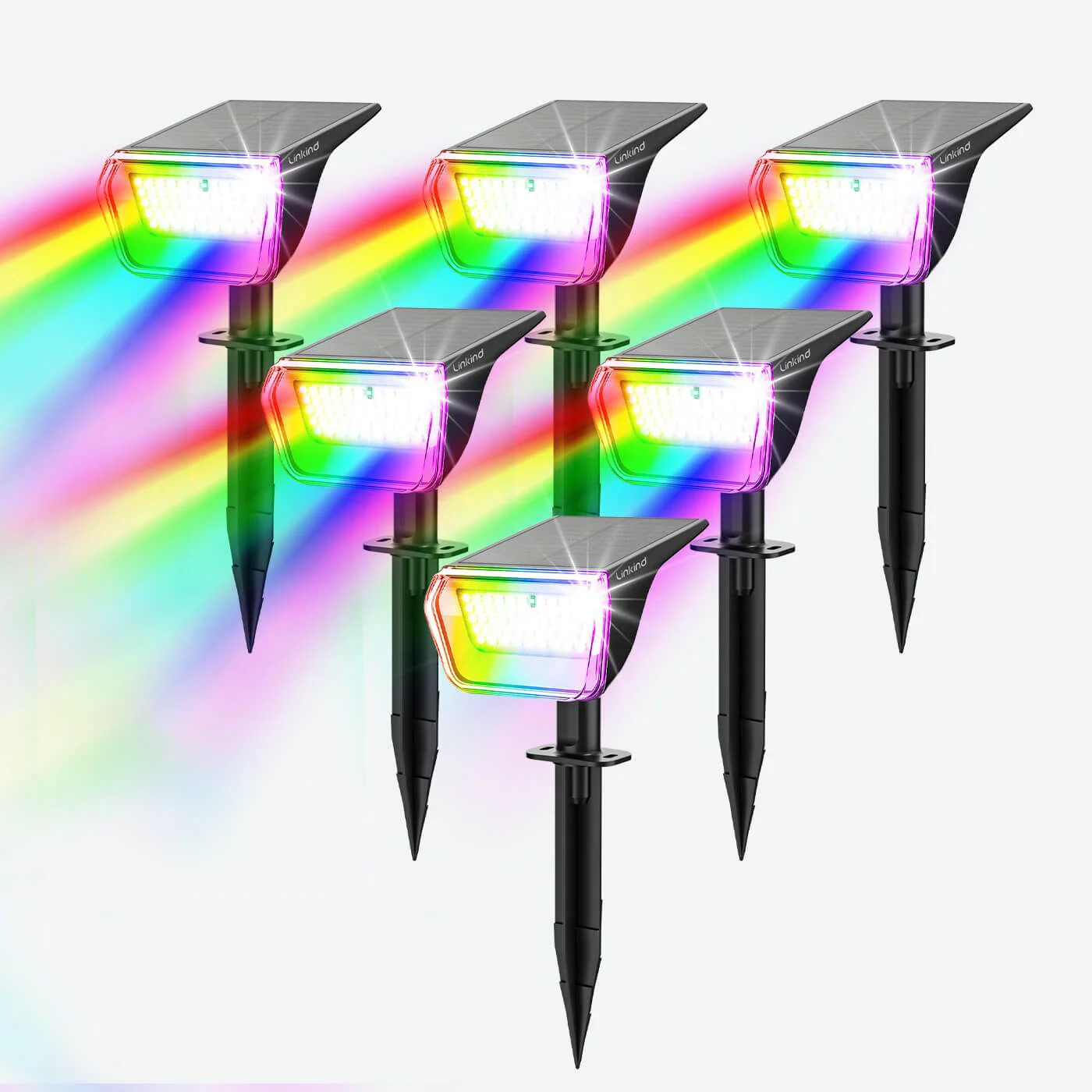 Linkind SP004 Outdoor Solar Spotlights (800lm, 60LEDs, 110° Beam angle, IP67 Waterproof) - Image 10