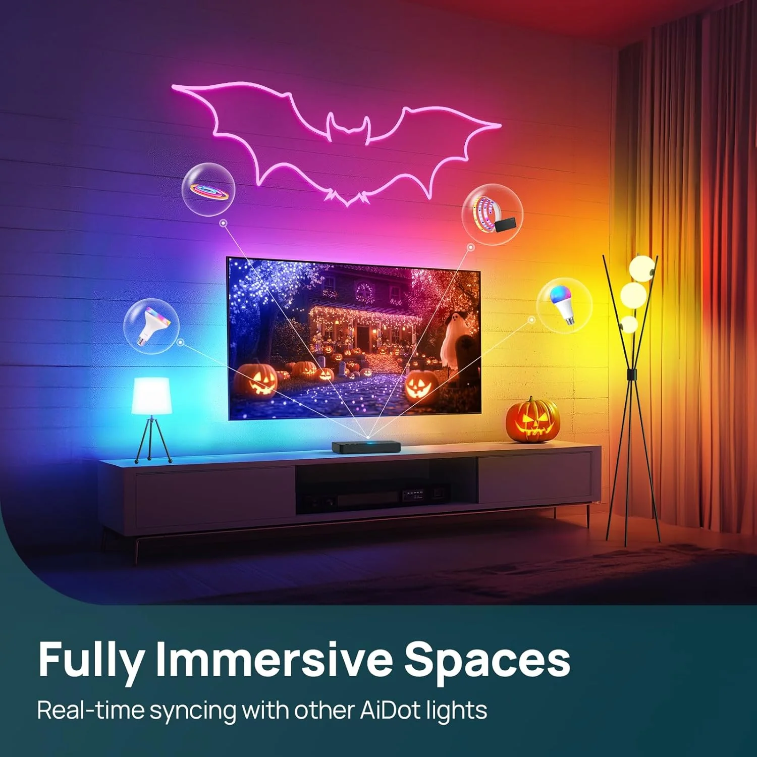 Linkind ET6 Smart TV Backlights with HDMI 2.0 Sync Box - Image 6