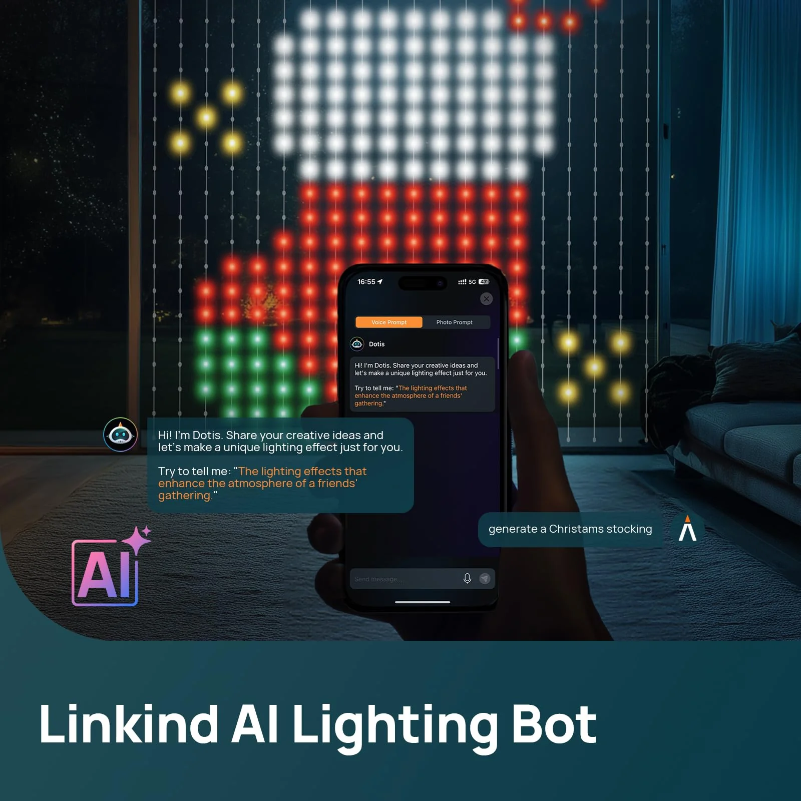 Linkind HC5C Smart Curtain Lights - Image 4