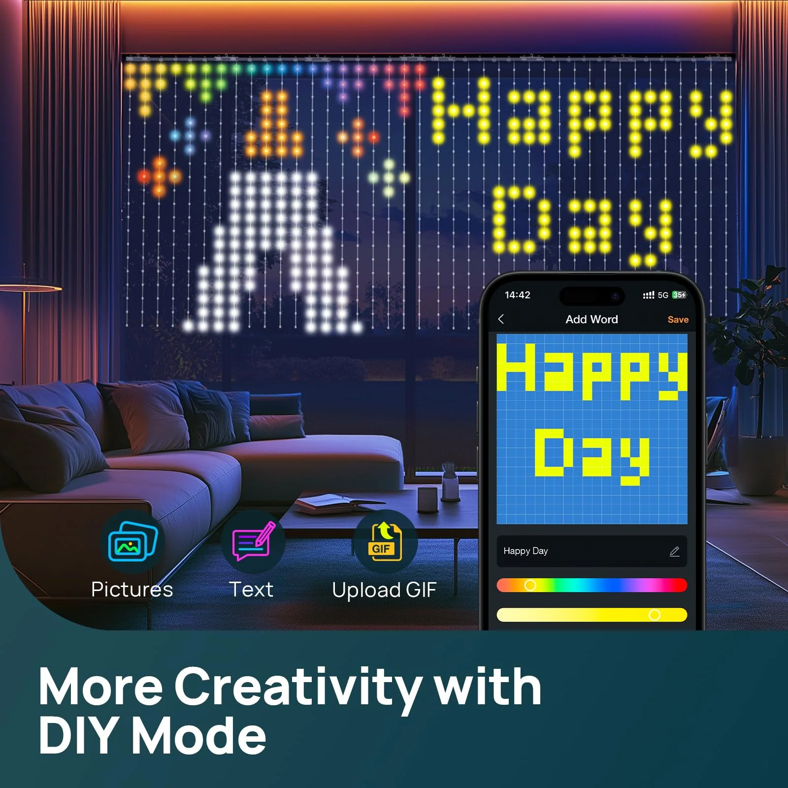 Linkind HC5C Smart Curtain Lights - Image 5