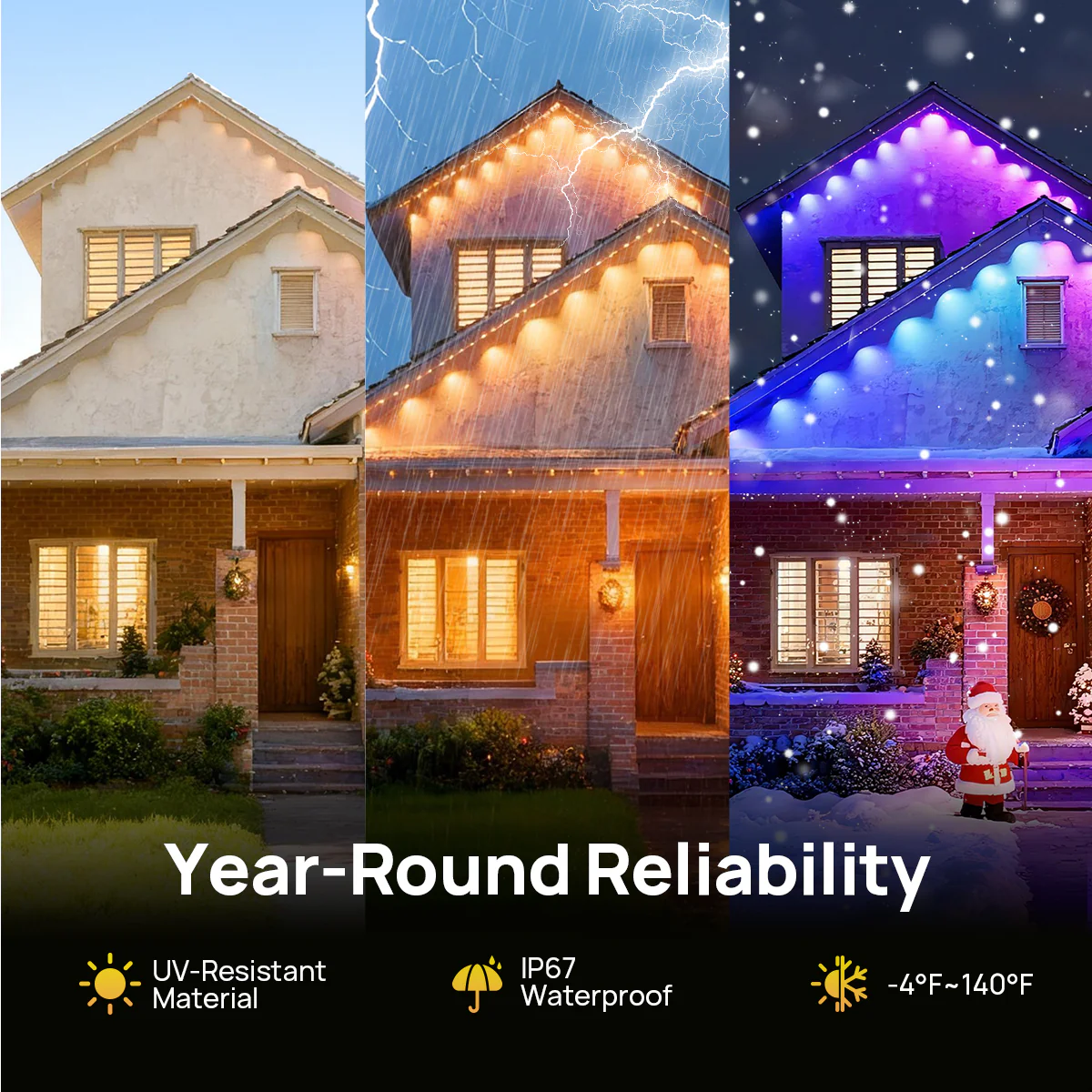 Linkind Smart Permanent Outdoor Lights 100ft - Image 5