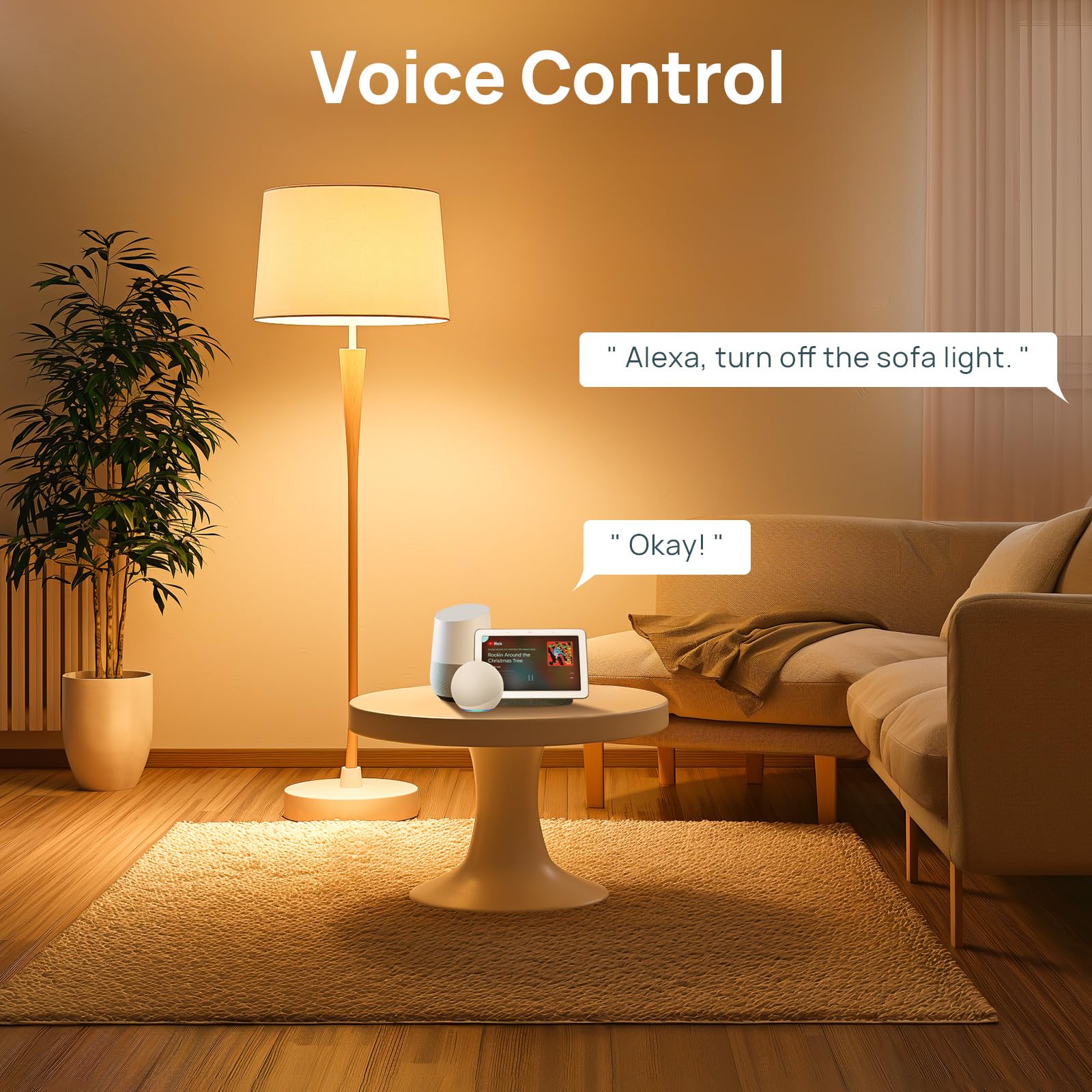 Linkind A19 Matter Smart CCT Light Bulbs - 800lm - Image 6