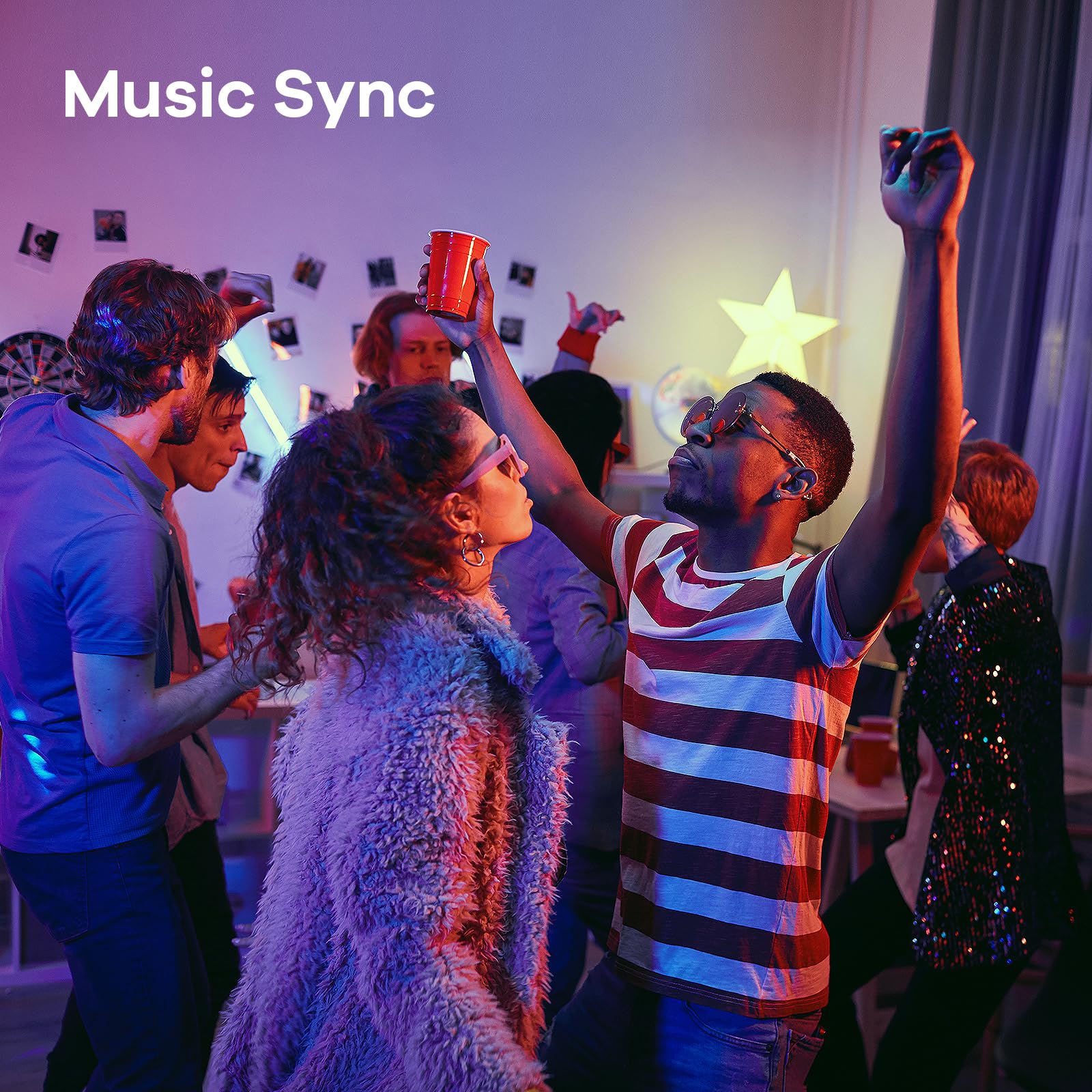 Linkind BR30 Matter Smart RGBTW Light Bulbs - Image 6