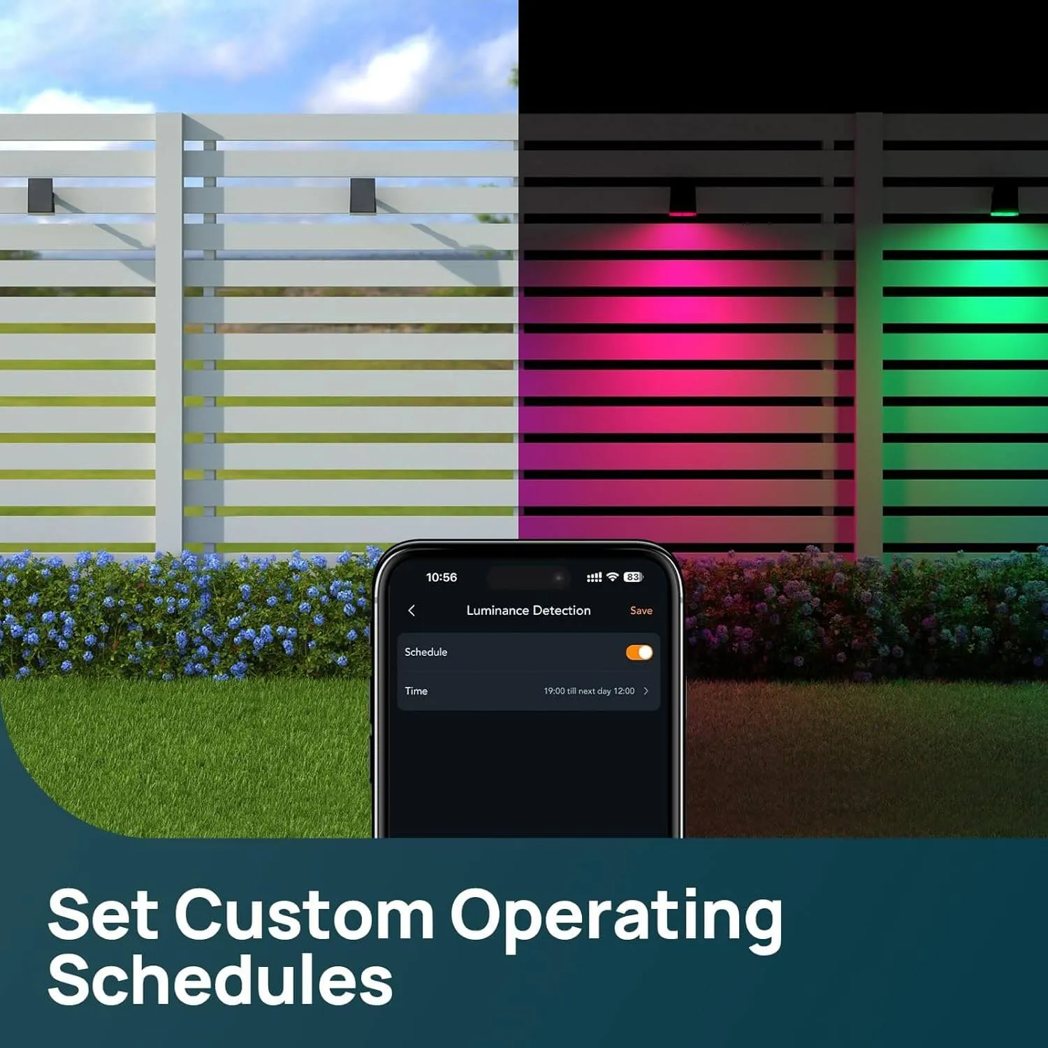 Linkind SL5C Smart Outdoor Solar Spotlight (150lm, App&Voice Control, 16 Million Color, IP67 Waterproof) - Image 8