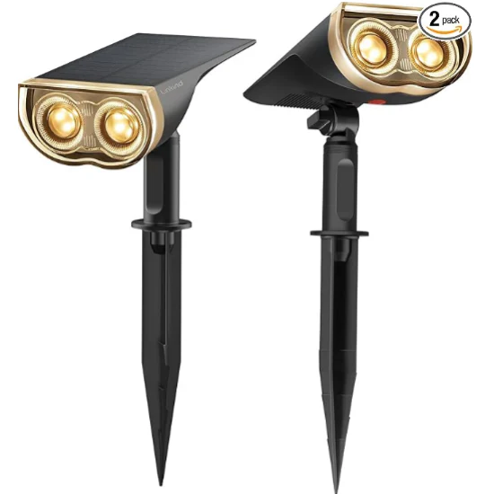 Linkind StarRayS Outdoor Solar Spotlights (350lm, 10LEDs, IP67 Waterproof, 90° Beam angle) - Image 10