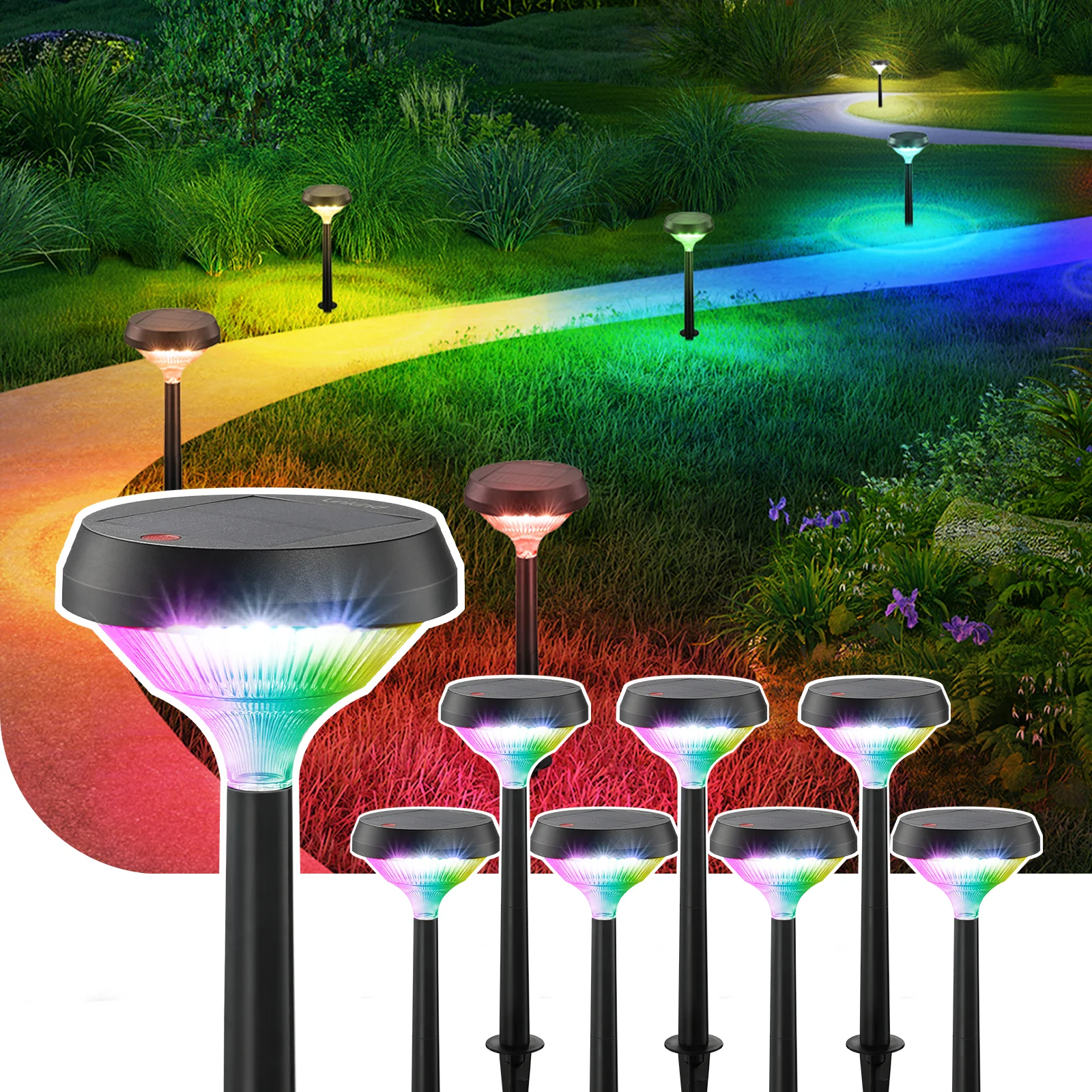 Linkind SP3 Solar Pathway Lights (200lm, Auto On/Off, IP54 Waterproof) - Image 14