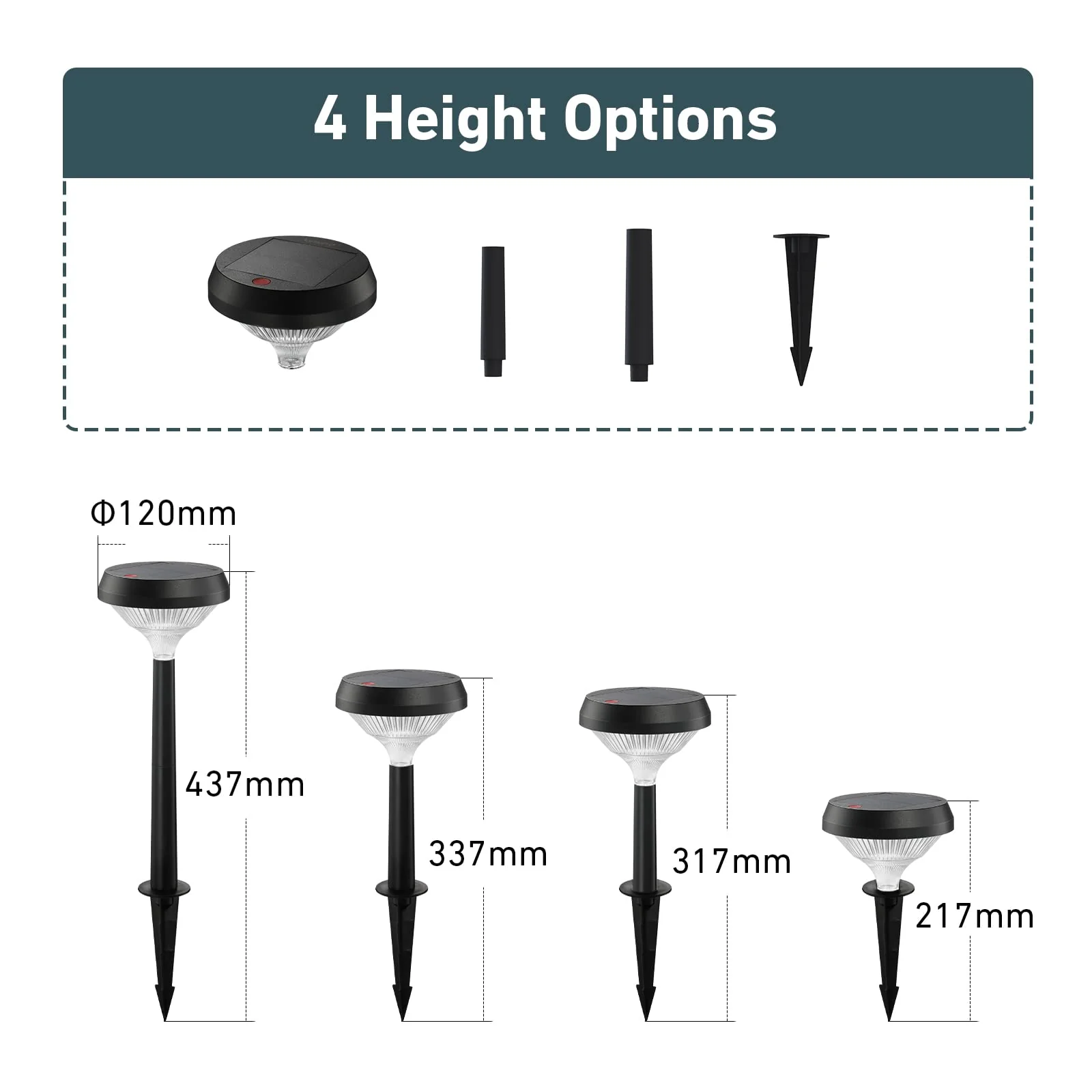 Linkind SP3 Solar Pathway Lights (200lm, Auto On/Off, IP54 Waterproof) - Image 8